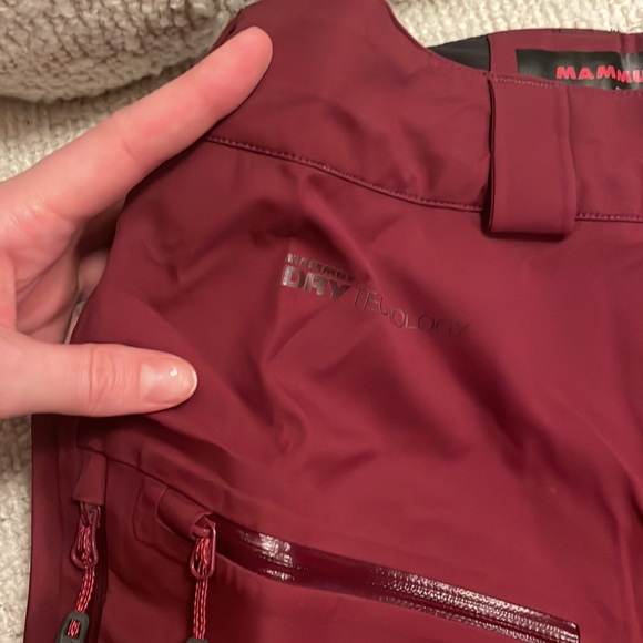 Mammut ski pants maroon - Picture 7 of 10